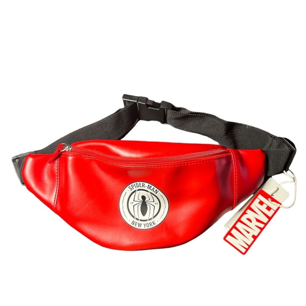 Marvel X Miniso Red Spider-Man Fanny Pack‎ Waist Belt Bag - New